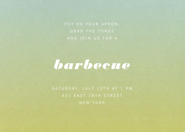 Gradient Full Horizontal by Paperless Post