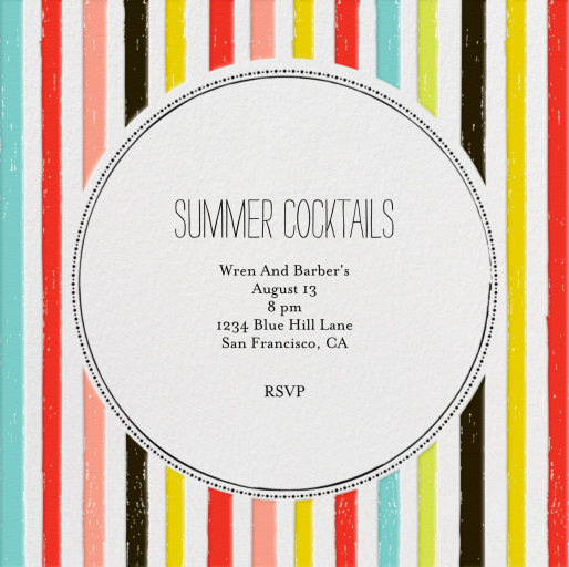 Watch My Swan Dive - Summer Party Invitation by Mr. Boddington's Studio