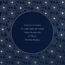 Star Of David Pattern by Paperless Post