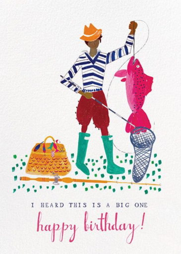 A Big Mackerel - Birthday Card by Mr. Boddington's Studio