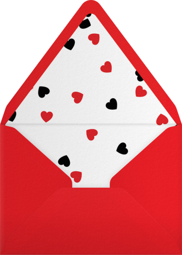 Confetti Hearts - Paperless Post Envelope