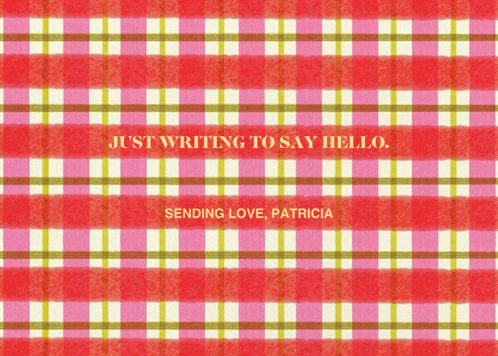 Puppy Eyes (Krista Perry) - Thinking of You Card by Red Cap Cards - Back