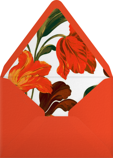 Painted Tulip - Carolina Herrera Envelope