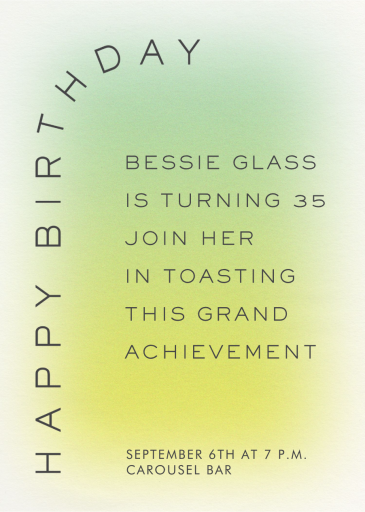 Warm Haze - Birthday Invitation by Paperless Post