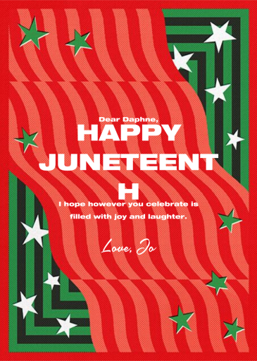 Waves of Change - Juneteenth Card by Paperless Post
