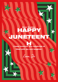 Waves of Change - Juneteenth Card by Paperless Post