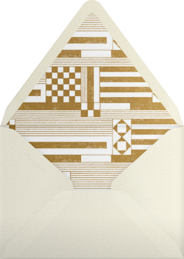 Deco Asymmetry - Paperless Post Envelope