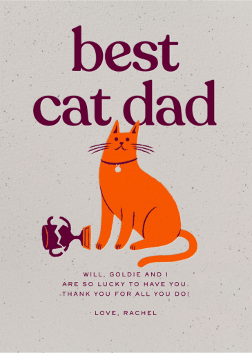 Pet Papa - Cat - Father's Day Card by Paperless Post