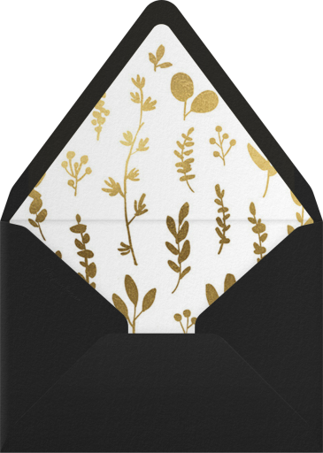 Thin Gold Border Photo - Paperless Post Envelope