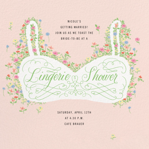 Floral Support - Bridal Shower Invitation by Paperless Post
