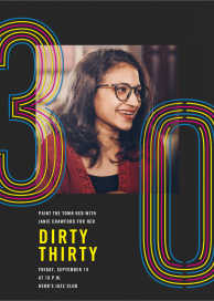 Neon Decades - '90s Theme Party Invitation by Paperless Post