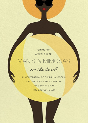 Clothing Optional - Bachelorette Party Invitation by Paperless Post