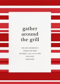 Patriotic Stripes - Canada Day Invitation by Paperless Post