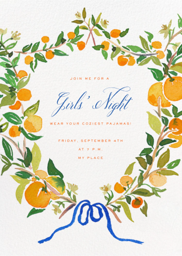 Clementine Wreath (Gina Langford) - Girls' Night Invitation by Dogwood Hill