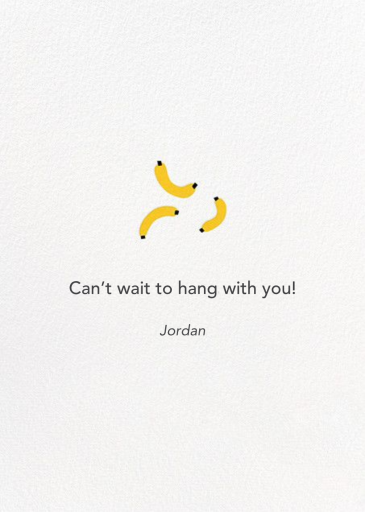 Monkey Around - Funny Birthday Card by Hello!Lucky - Back