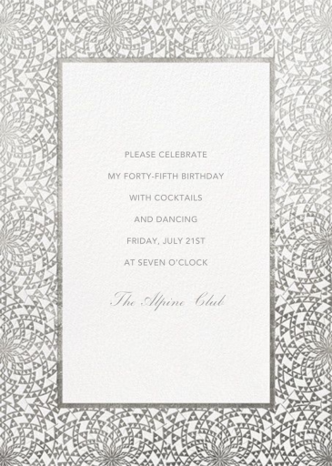 Deco Border - Birthday Invitation by Paperless Post