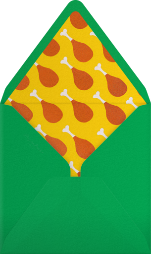 Football Friendsgiving - Paperless Post Envelope