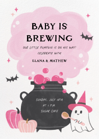 Bubbling Brew - Baby Shower Invitation by Paperless Post