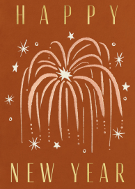 Work It - New Year's Card by Paperless Post