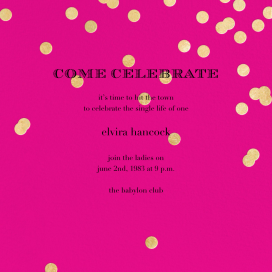 KS Come Celebrate - Bridal Shower Invitation by kate spade new york