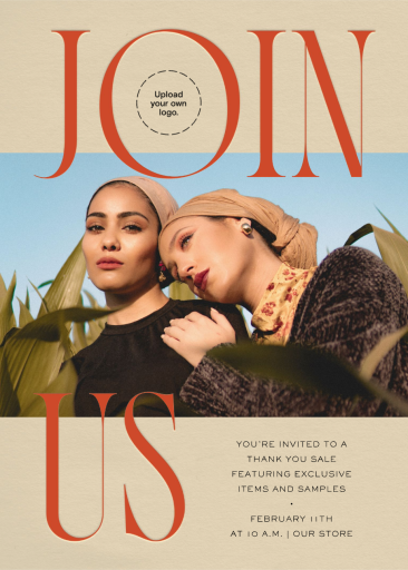 Central Idea (Photo) - Shopping Event Invitation by Paperless Post