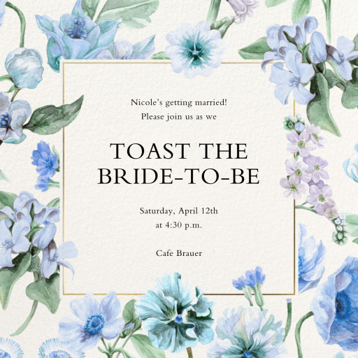 Where Love Blooms - Bridal Shower Invitation by Liberty