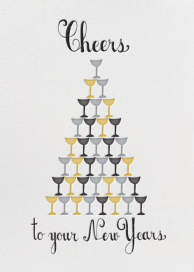 Pyramid of Happiness - New Year's Card by Mr. Boddington's Studio