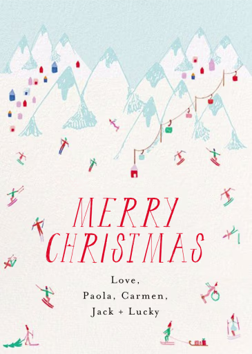 Snow Bunnies - Christmas Card by Mr. Boddington's Studio