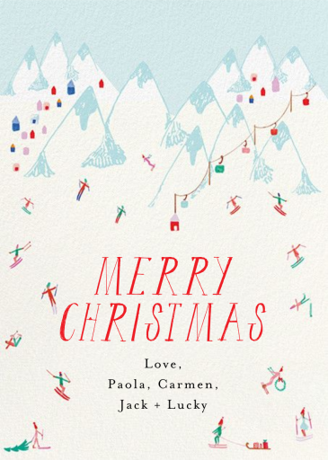 Snow Bunnies - Christmas Card by Mr. Boddington's Studio