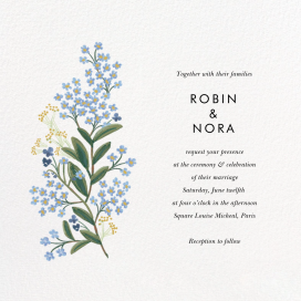 Forget-Me-Not - Wedding Invitation by Rifle Paper Co.