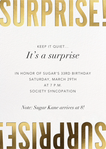 Surprise Flip the Script - Birthday Invitation by Paperless Post