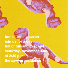 Glam Dinos by Paperless Post