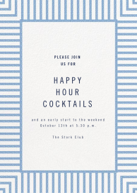 Seersucker Stripe - Happy Hour Invitation by kate spade new york