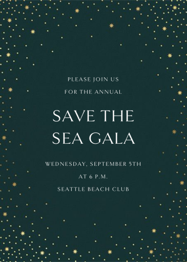 Modest Dazzle - Gala Invitation by Paperless Post