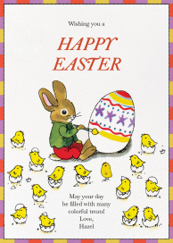 Bunny’s Big Find (Greeting) - Easter Card by Richard Scarry