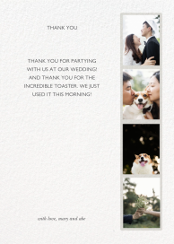 Photo Booth - Thank You Card by Paperless Post