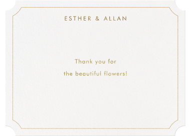 Erte (Thank You) - Stationery by Crane & Co.