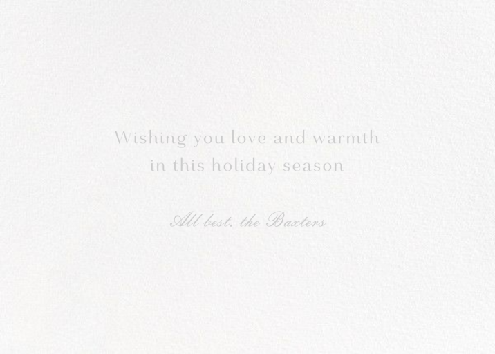 Penguins - Holiday Card by Paperless Post - Back