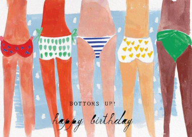 Bottoms Up - Birthday Card by Mr. Boddington's Studio