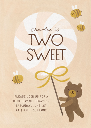 Sweet as Candy - Birthday Invitation by Paperless Post