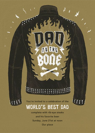 Dad Behavior - Invitation by Paperless Post