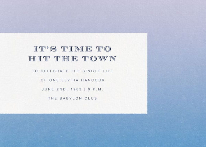 Gradient Edges - Beach Party Invitation by Paperless Post