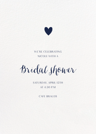 Full-Page Photo Tall (Double-Sided) - Bridal Shower Invitation by Paperless Post - Back