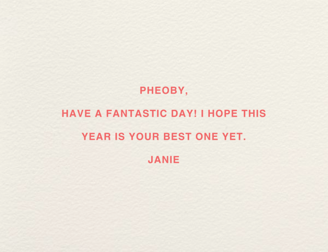 Crete Birthday - Birthday Card by Paperless Post - Back