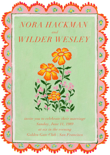 Floral Whimsy - Invitation by Iris + Marie