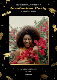 Grad Confetti - Graduation Party Invitation by Paperless Post
