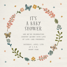 Circle Dance - Baby Shower Invitation by Merrilee Liddiard