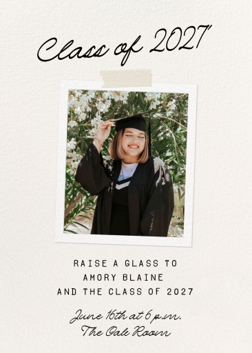 Memory Board - Graduation Party Invitation by Paperless Post