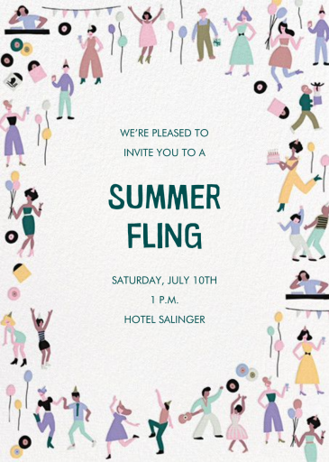 Digital Dance - Election Invitation by Hello!Lucky