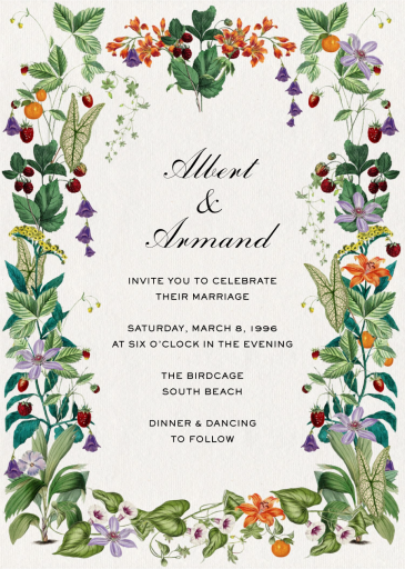 Berry Blossoms (Invitation) - Party Invitation by Stephanie Fishwick
